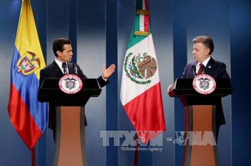 Mexico, Colombia sign cooperation agreements - ảnh 1